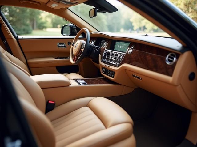 Rolls-Royce Ghost interior after Signature Interior Detail by Chrome Stream
